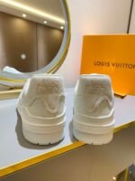 Louis Vuitton Trainer Sneaker White Virgil Abloh For Men LV - Image 9