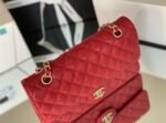 Chanel Classic Handbag 26cm Red A01112 - Image 6