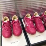 Gucci Women's Rhyton Gucci Logo Sneaker Pink For Women GG - Image 7