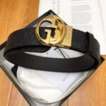 Gucci GG Marmont Reversible Belt Black, GC Belt