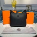 Hermes Evelyne III 29 Bag Black With Silver-Toned Hardware H056277CK89 - Image 10