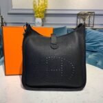 Hermes Evelyne III 29 Bag Black With Silver-Toned Hardware H056277CK89 - Image 2