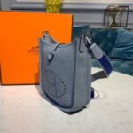 Hermes Mini Evelyne Grey For Women 7in/18cm - Image 4