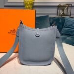 Hermes Mini Evelyne Grey For Women 7in/18cm - Image 3