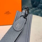Hermes Mini Evelyne Grey For Women 7in/18cm - Image 6