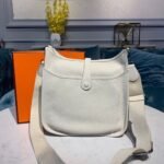 Hermes Evelyne III GM Bag White - Image 3