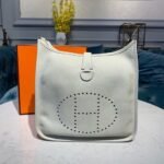 Hermes Evelyne III GM Bag White - Image 2
