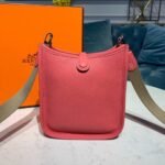 Hermes Mini Evelyne Pink For Women 7.8in/20cm - Image 5