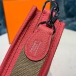 Hermes Mini Evelyne Pink For Women 7.8in/20cm - Image 7