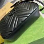 Gucci Marmont Matelasse Shoulder Bag Black - Image 3