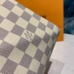 Louis Vuitton Keepall Bandouliere 45 Travel Bag 17.7in/ 45cm Damier Azur Gold Hardware N41430 - Image 11