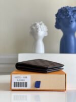 Louis Vuitton Amerigo Wallet Damier Ebene For Men, Men's Wallet 4.7in/11.5cm LV - Image 5