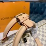 Louis Vuitton Keepall Bandouliere 55 Travel Bag 21.7in/ 55cm Damier Azur Gold Hardware N41429 - Image 10