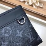 Louis Vuitton Discovery Pochette Monogram Pacific Canvas Black For Women, Women's Wallet 8.3in/21cm LV M44323f - Image 3