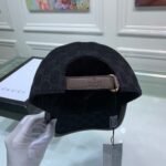 Gucci Canvas Baseball Hat Black GG Hat - Image 4