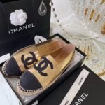 Chanel Espadrilles Rose Gold/Black For Women, Women's Shoes G29762 - Image 5