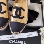 Chanel Espadrilles Rose Gold/Black For Women, Women's Shoes G29762 - Image 9