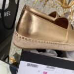 Chanel Espadrilles Rose Gold/Black For Women, Women's Shoes G29762 - Image 7