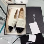 Chanel Espadrilles White/Black For Women, Women's Shoes G29762 - Image 5