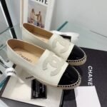 Chanel Espadrilles White/Black For Women, Women's Shoes G29762 - Image 6