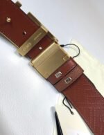 Fendi Belt Brown FF Women Belt 7C034470 - Image 5