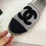 Chanel Espadrilles Grey/Black For Women, Women's Shoes G29762 - Image 4