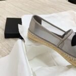 Chanel Espadrilles Grey/Black For Women, Women's Shoes G29762 - Image 7