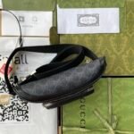 Gucci Belt Bag With Interlocking G Black GG Supreme Canvas 682933 92THN 1000 - Image 8