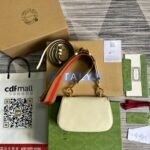 Gucci Blondie Small Shoulder Bag 8.7in/ 22cm White Gold Hardware For Women‎ ‎698643 UXXAG 9161 - Image 12
