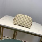 Louis Vuitton Cosmetic Pouch Damier Azur Canvas For Women, Women's Wallet 7.5in/19cm LV N60024 - Image 4