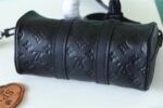 Louis Vuitton Nano Speedy Top Handle Bag 6.3in/ 16cm Black Monogram Empreinte Gold Hardware For Women - Image 6