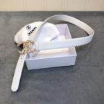 Chanel Belt With Double C Buckle White Women Belt