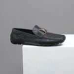 Classic Black Moccasin Shoes - 1A9F9Q - Image 8