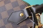 Louis Vuitton Alma BB Top Handle Bag 9.3in/ 23.6cm Brown Gold Hardware For Women - Image 5