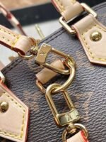 Louis Vuitton Alma Top Handle Bag 7.9in/ 20cm Brown Gold Hardware For Women M47132 - Image 10