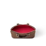 Louis Vuitton Alma PM Top Handle Bag 12.6in/ 32cm Brown Gold Hardware For Women N53151 - Image 5