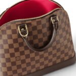 Louis Vuitton Alma PM Top Handle Bag 12.6in/ 32cm Brown Gold Hardware For Women N53151 - Image 4