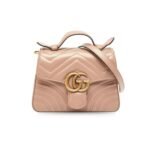 Gucci GG Marmont Mini Top Handle Bag Beige