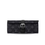 Louis Vuitton 3 Watch Case Monogram Eclipse Canvas M43385