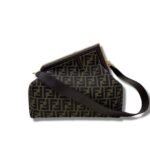Fendi First Large Brown Canvas 12.6in/32cm 8BP129