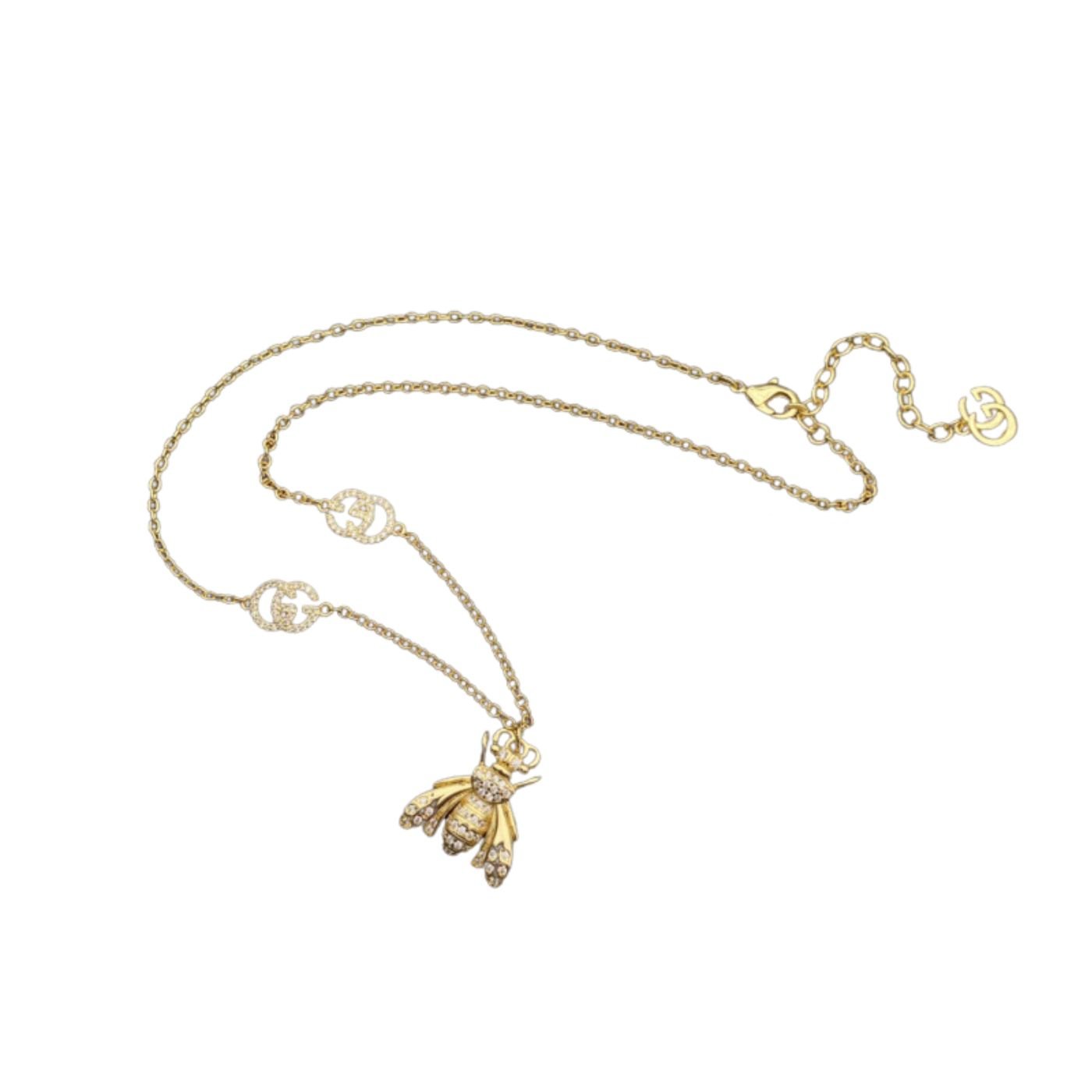 xr:d:DAFjiWN97Gg:663,j:48149125932,t:23052914 Gucci Bee Necklace Gold For Women - Image 1