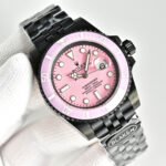 Rolex Watch Blaken Daytona Submariner Pink Dial And Pink Bezel Edition 40mm - Image 2