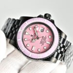 Rolex Watch Blaken Daytona Submariner Pink Dial And Pink Bezel Edition 40mm - Image 5