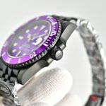Rolex Watch Blaken Daytona Submariner Purple Dial And Bezel Edition 40mm - Image 6
