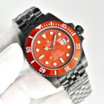 Rolex Watch Blaken Daytona Submariner Orange Dial And Orange Bezel Edition 40mm - Image 2