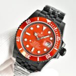 Rolex Watch Blaken Daytona Submariner Orange Dial And Orange Bezel Edition 40mm - Image 4
