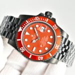Rolex Watch Blaken Daytona Submariner Orange Dial And Orange Bezel Edition 40mm - Image 5
