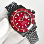 Rolex Watch Blaken Daytona Submariner Red Dial And Red Bezel Edition 40mm - Image 2