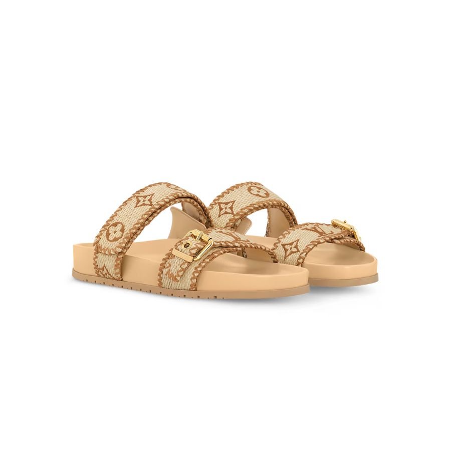 Bom-Dia-Flat-Comfort-Mule.jpg Louis Vuitton Bom Dia Flat Comfort Mule For Women- 1ACZID - Image 1