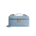 Bottega Veneta Bang Bang Vanity Case 8.7in/ 22cm Ice Gold Hardware For Women 789109V1QE71729